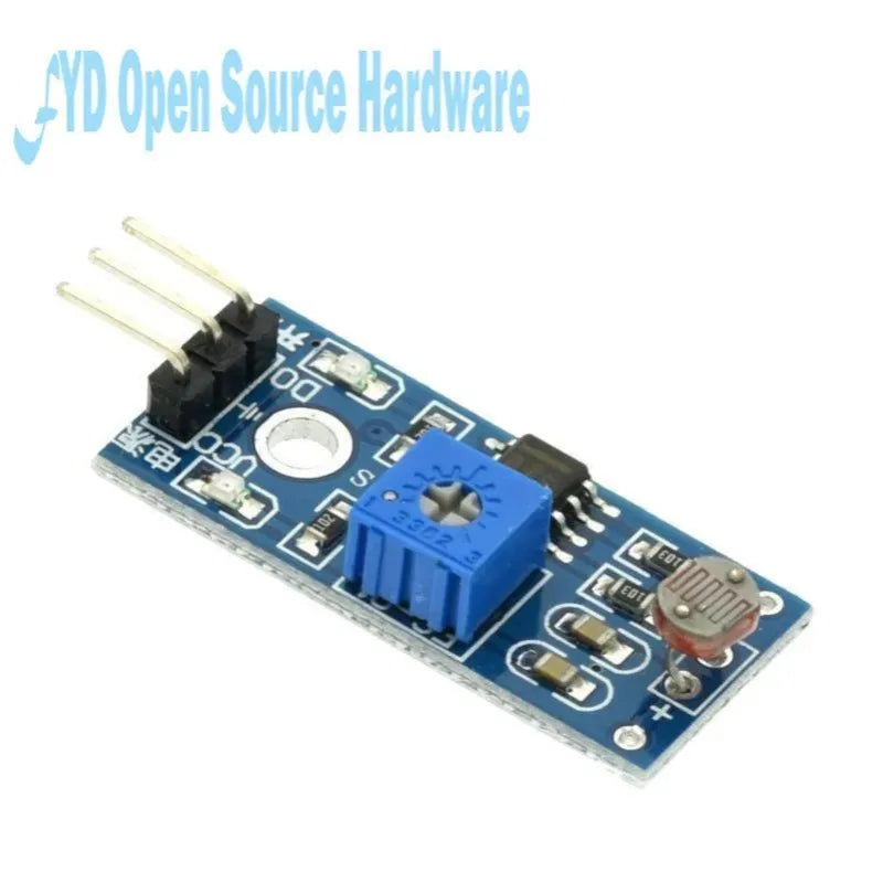 1-50PCS Digital Light Sensor Module 5516 Photoresistor, Adjustable Sensitivity, 3.3V-5V, LM393 Comparator for Smart Car