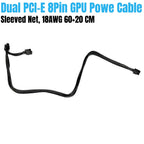 Modular Power Cable for Gigabyte UD750GM, UD850GM, UD1000GM, GPU PCI-E 8Pin 6+2Pin, CPU 4+4Pin, SATA, Molex IDE 4Pin, ATX 24Pin