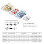 1000/100PCS Waterproof Heat Shrink Butt Wire Connectors Tinned Copper Solder Seal Wire Terminals Thermal Shrinkage Sleeve Splice