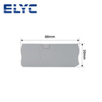 20PCS ST PT Series End Barrier Plate 1.5/2.5/4/6/10 Wire Electrical Connector Din Rail Terminal Block Accessories End Cover