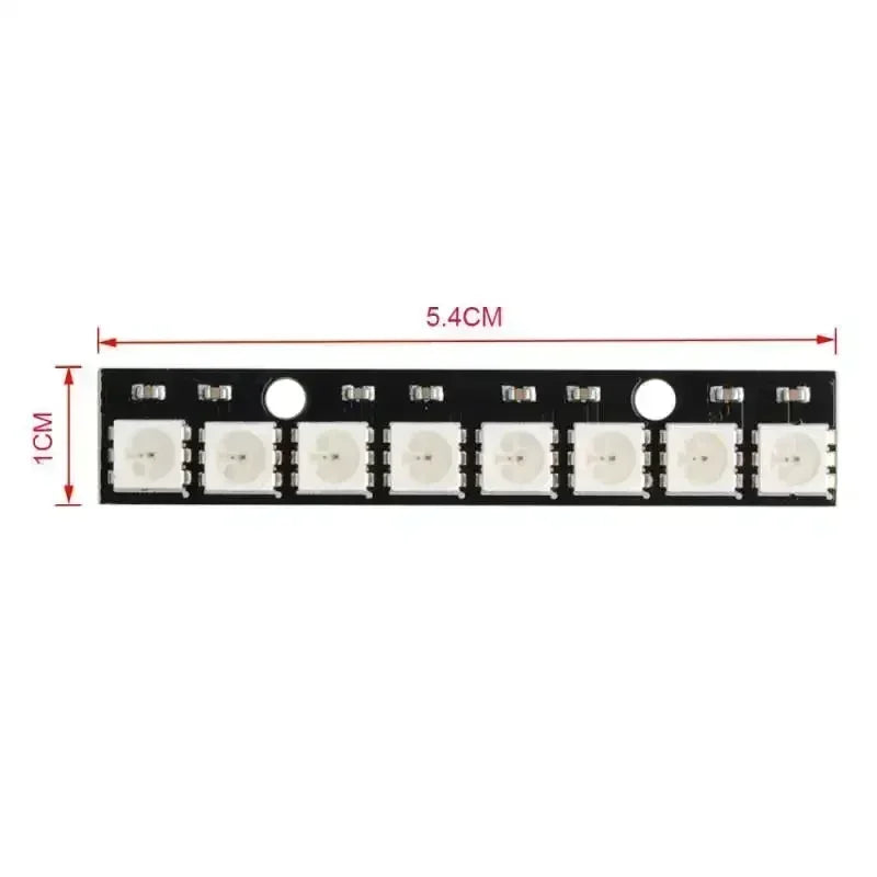 WS2812B 5050 RGB LED Ring 7 / 8 / 12 / 16 / 24 / 60 Bits Lamp Light with Integrated Drivers WS2812 for Arduino Raspberry Pi
