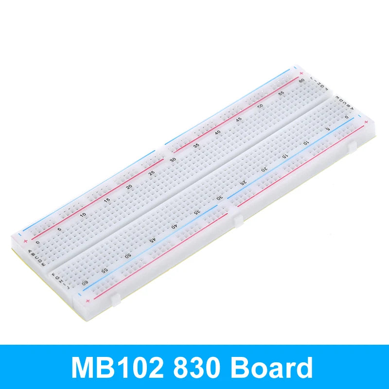 MB-102 MB102 SYB-170 Breadboard 400 830 Point Solderless Bread Board Test Develop For Dupont line DIY for arduino laboratory