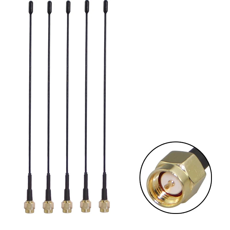 433 Mhz Antenna 3dbi Sma Male Plug Connector Straight 433MHz Carbon Steel Bendable Antenna LORA LORAWAN 433 IOT Antena