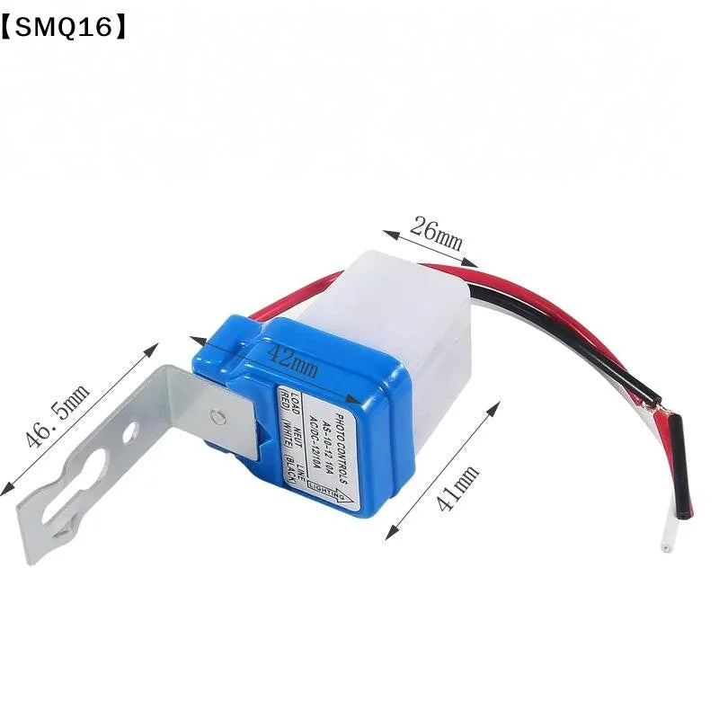 1Pcs Auto On/Off Photocell Street Light Switch Waterproof Photo Control Sensor Switch AC220V 10A Automatic Switch【SMQ】