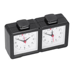 Multifunction Chess Analog Clock Count Up Count Down Timer Mute for Board Game Competition