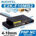 AUCHTEL Square Capacitive Proximity Switch Sensor E2K-F10MC1 Level Non-metallic Detection Sensor Three-wire NPN PNP