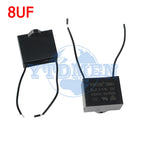 1/2/5PCS CBB61 Motor Run Capacitor 450V AC Fan Capacitors 0.8/1/1.2/1.5/1.8/2/2.5/4/5/6/8/10UF for Ceiling Fan & Air Conditioner