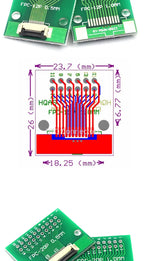 FPC/FFC Adapter Board 0.5/1.0MM to 2.54MM Soldered Connector 4/5/6/8/10/12/14/16/20/26/3040/45/50/60 Pin