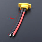 1PC XT60E-F Female Plug Connector XT60 XT60H Male Bullet Cable Wire Plug For RC FPV Lipo Battery RC Quadcopter Yellow/Black