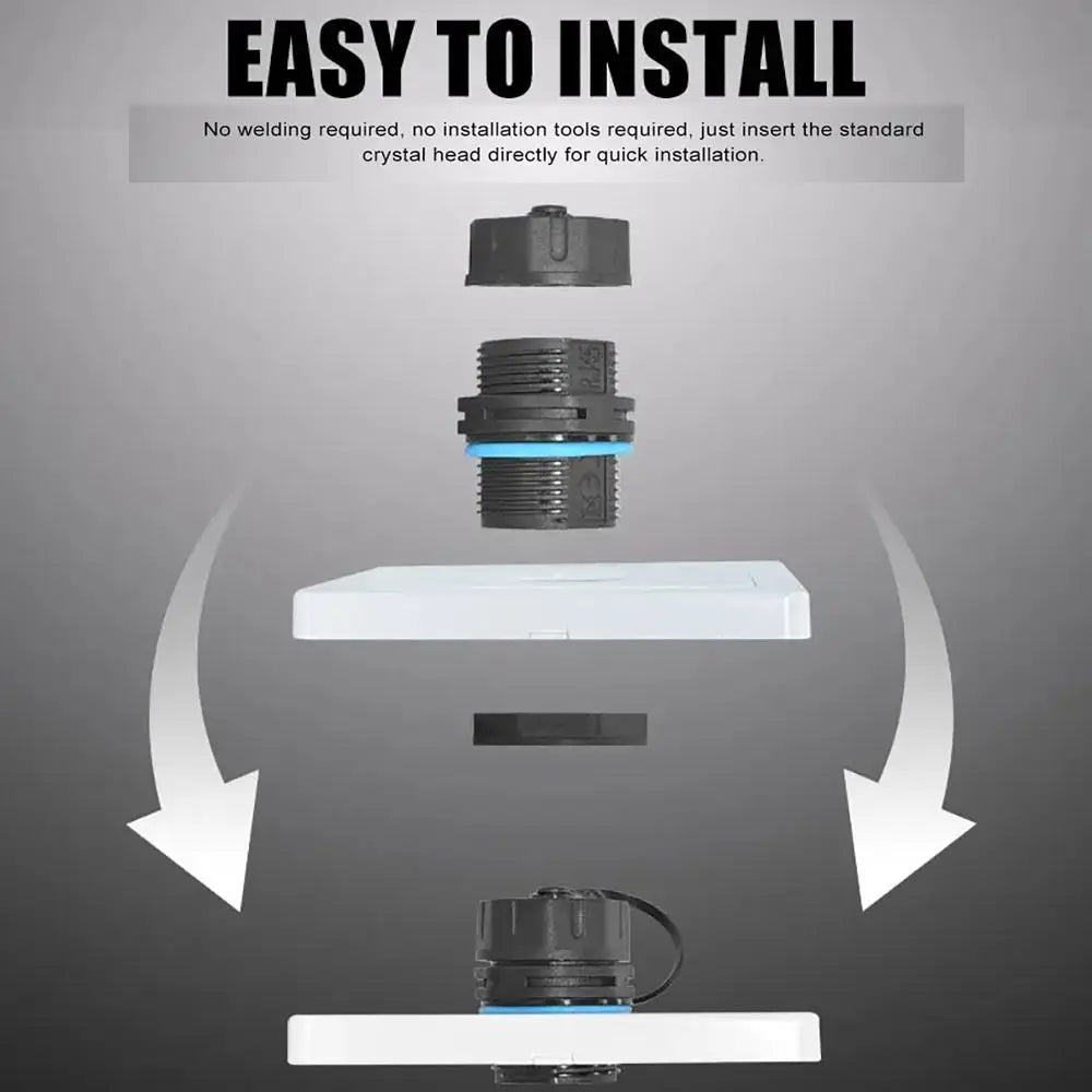 IP68 Waterproof RJ45 Network Connector Shielded Circular Waterproof Joint RJ45 Plug Panel Cat6A Gigabit Network