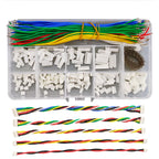 ZH 1.5MM Double JST Connectors and 28AWG Pre-Crimped Silicone Cables Kit with 2/3/4/5/6/7/8/9/10 Pin Housing Adapter Cable