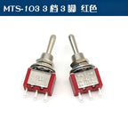 5Pcs Toggle Switch Mini Switches 2 Position 3 Position Latching Switch MTS-102/103/202/203 ON-ON SPDT ON-OFF -ON SPDT DPDT