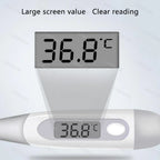 Thermometer for Adults, Soft Head Digital Oral Thermometer for Fever, Basal Thermometer with 15 Seconds Fast Reading