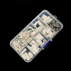 50 Sets Kit KF2510 2p 3pin 4 Pin Pitch Electrical Connector with Box Male Female 2.54mm Wire Connector Terminal