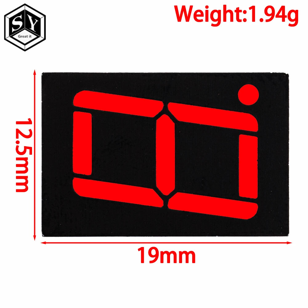 0.56 inch 1bit Common Cathode Digital Tube Red LED Digit Display 7 Segment 0.5inch 0.5 0.56 inch 0.56'' 0.56in