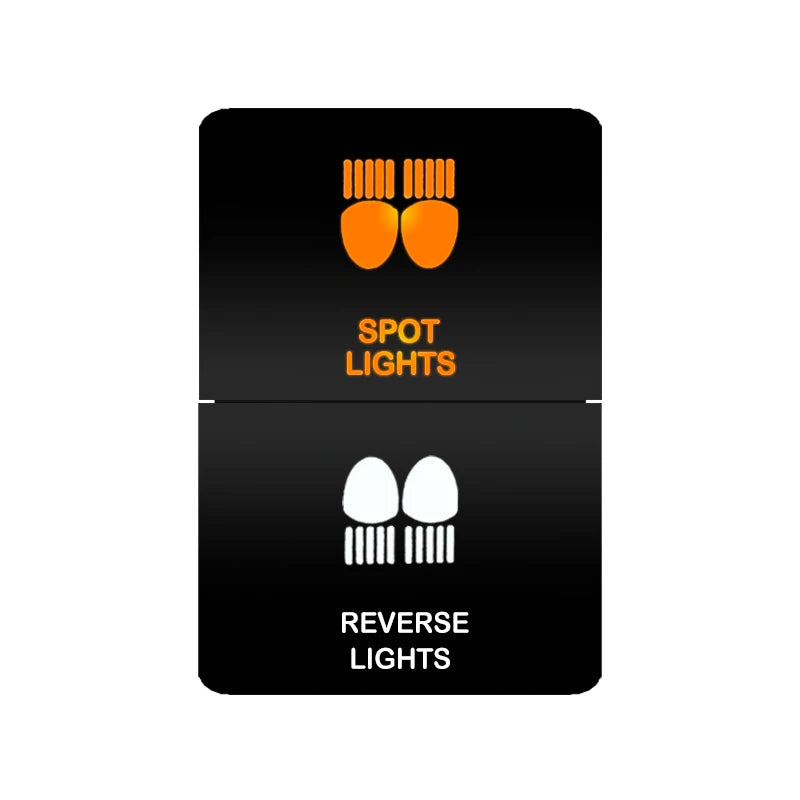 Car Push Switch Dual ON OFF Button Led Bar Roof Lights Fog Spot Driving Lights Button For Toyota 4Runner Hilux RAV4 Prado Camry