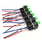 6Pcs 12V/24V 30A 4Pin 5Pin Car Relay With Safety Plate Automotive Control Devices Relay