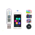 Addressable Led Music Controller Comes with MIC pickup Adjust Brightness RGB Light Controler 5V Mini Bluetooth APP Controller