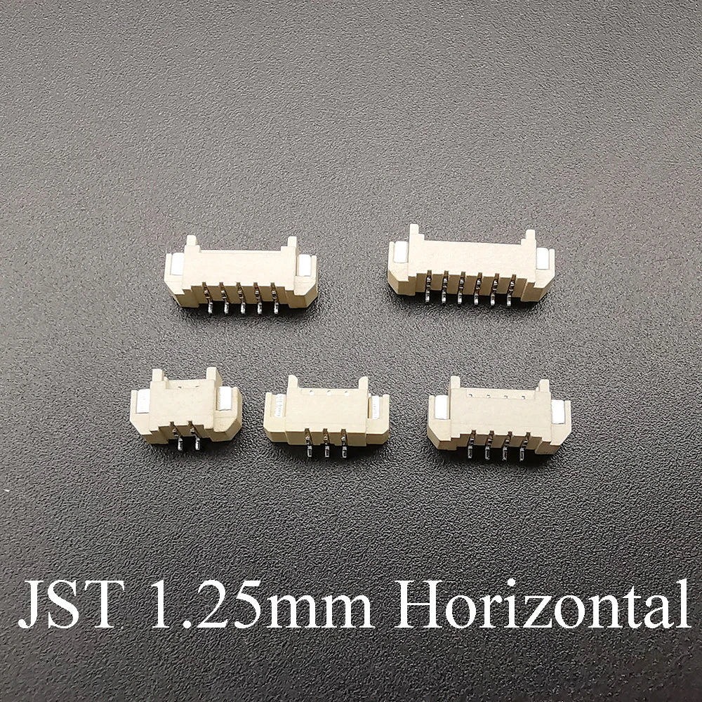 10/50Pcs SH/JST/ZH/PH/XH Pitch 1.0mm 1.25mm 1.5mm 2.0mm 2.54mm 2/3/4/5/6Pin Horizontal Vertical Male Pin Header Socket Connector