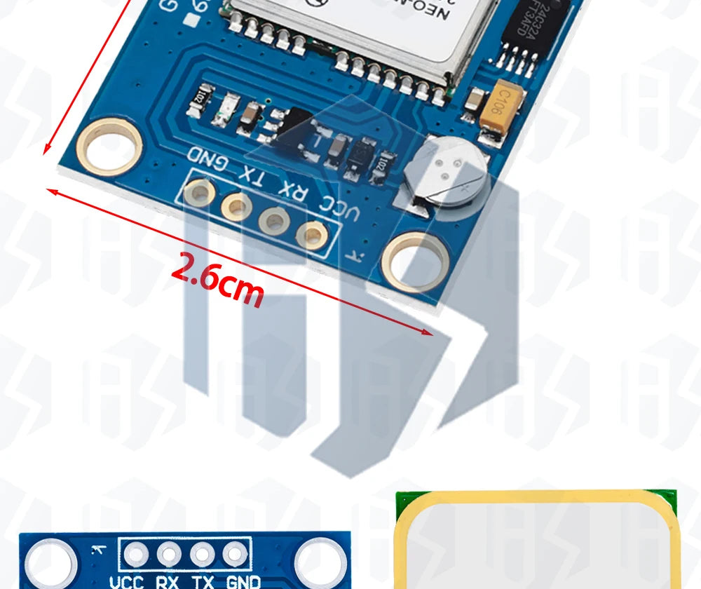 NEO-M8N/NEO-6M GPS Module (GY-GPSV3): Compatible with APM 1.65/2.56, Pixhawk V2.4.5 & MWC Controllers – 3.6V Operating Voltage