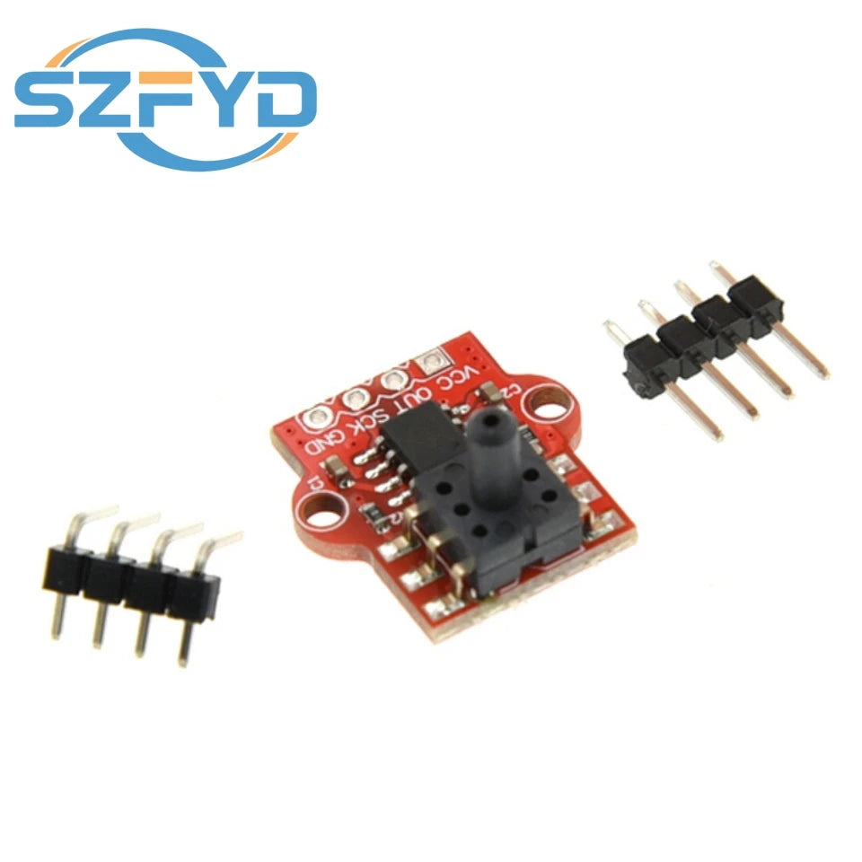 3.3-5V Digital Barometric Pressure Sensor Module Liquid Water Level Controller Board 0-40KPa Connect 2.5mm Soft Tube For Arduino