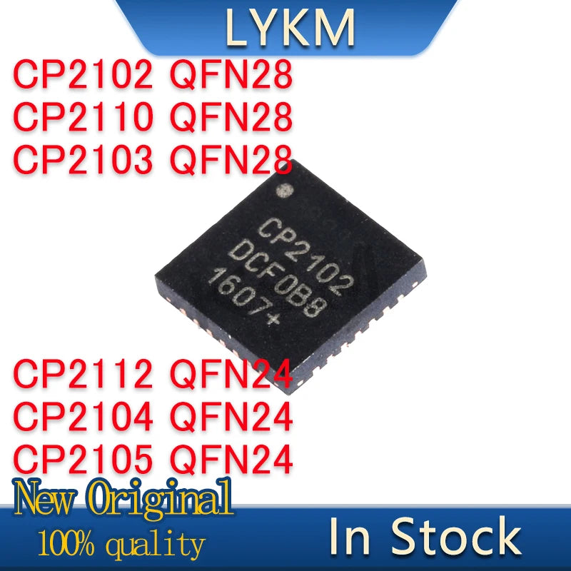 5/PCS New Original CP2102 CP2110 CP2103 QFN28 CP2112 CP2104 CP2105 QFN24 chip In Stock