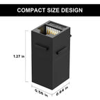 ZoeRax 24PCS Keystone Jack Rj45 Coupler Inline Coupler for Cat7/CAT6A/CAT6/CAT5E Female to Female Insert Coupler