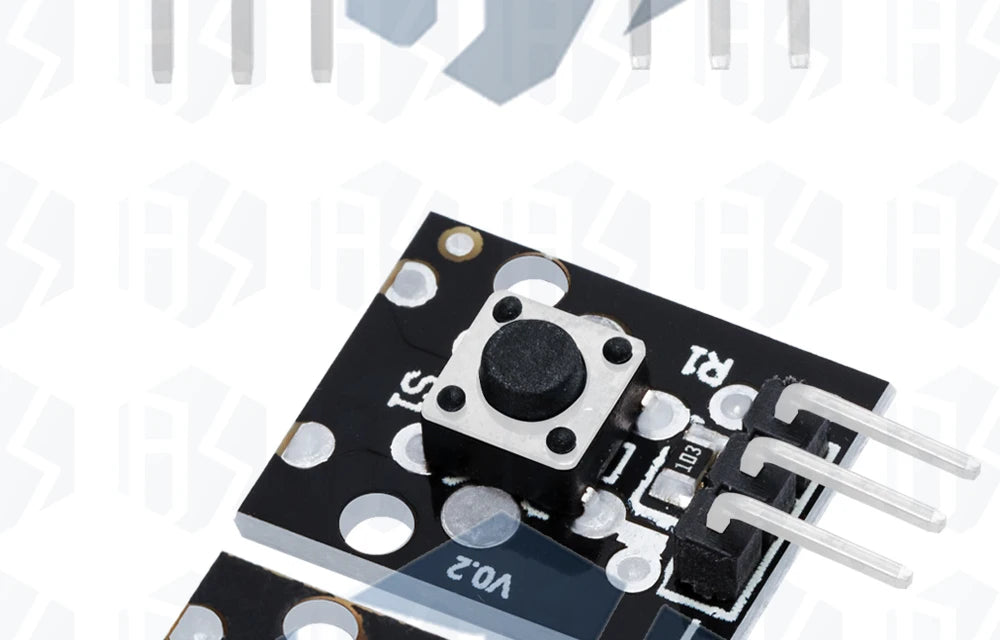 KY-004 3Pin Tactile Switch Module 6x6x5mm, Push Button for Arduino DIY Mini Projects