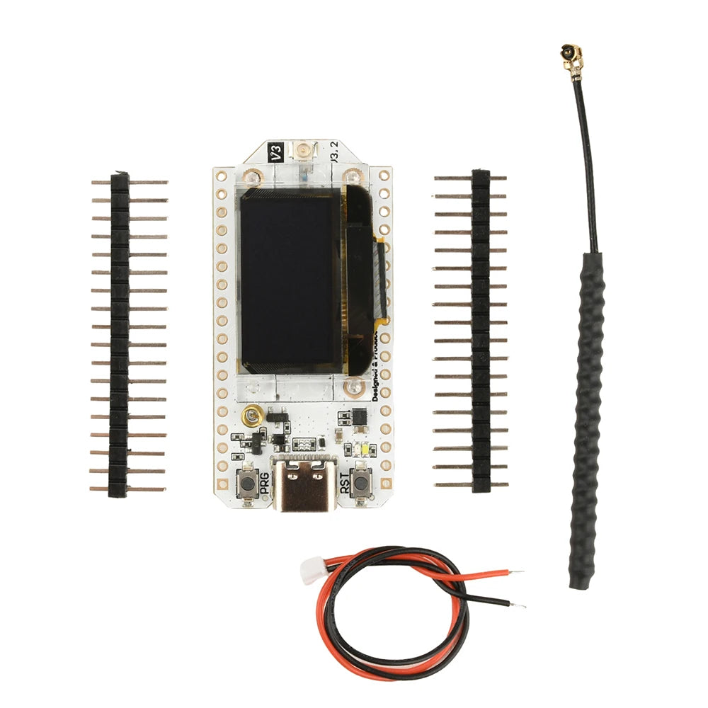 ESP32 Development Board Dual Core WiFi Bluetooth LoRa Microcontroller with OLED Display for Arduino IoT Projects