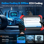 XTOOL D7 V2.0 Automotive Diagnostic Tool All System Scan Tools ECU Coding Bidirectional OBD2 Scanner 36+ Service FCA CAN FD DOIP