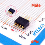 2 5 20 Pcs Spring Loaded 1.27 MM Pitch Pogo Pin Connector 2 5 6 8 10 Position Male Pad PCB Header Single Row Through Holes Probe
