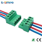 10pcs/sets Female Male Plug Aerial Butt Welding 2EDGRK 15EDGRK-5.08mm 2P-24P Plug-in Solder-free Wire Terminal Block Connector