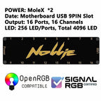 Nollie SignalRGB OpenRGB Universal Addressable 5V 3PIN ARGB Asynchronous Controller HUB For Computer PC Cooling Fans Light Strip
