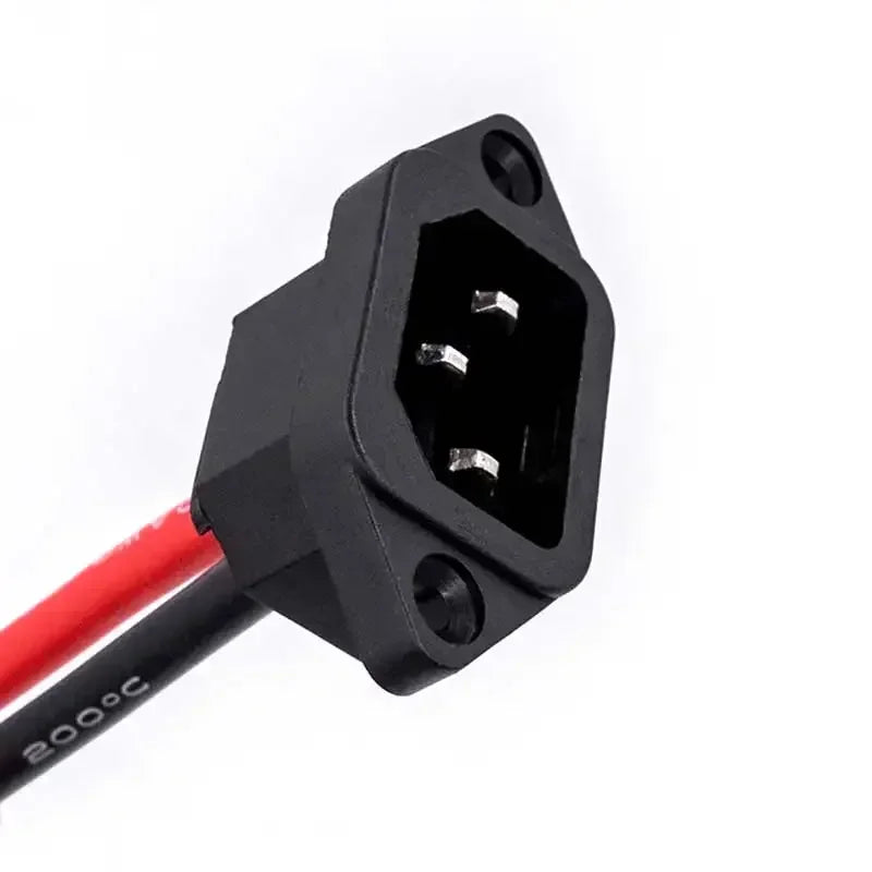 XT60/XT90 Male Female to C14 3Pin Power Socket Line XT60 XT90 Battery Charging Wire Connector New Energy E-bike Charging Cable
