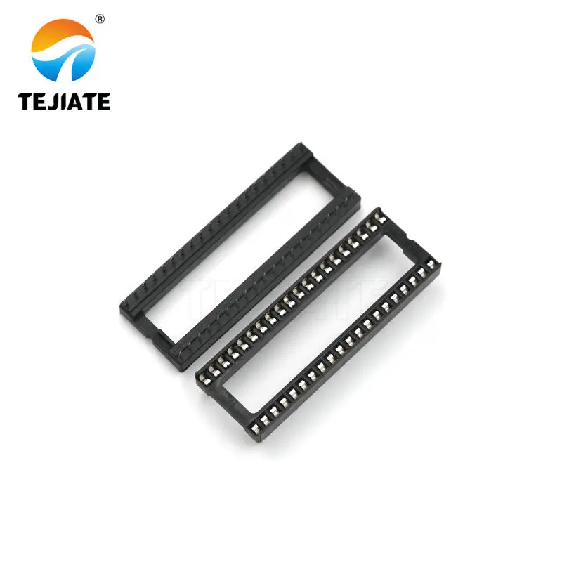 10PCS IC Sockets DIP6 DIP8 DIP14 DIP16 DIP18 DIP20 DIP24 DIP32 DIP28 DIP40 pins Connector DIP Socket 6 8 14 16 18 20 24 28 40Pin