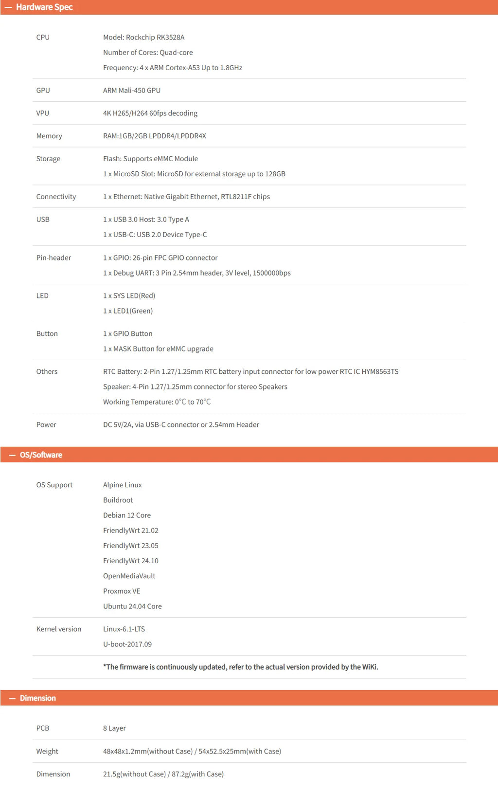 FriendlyElec NanoPi NEO3 Plus SBC with Rockchip RK3328 Cortex-A53 Processor, Mini ARM Computer with Gigabit LAN