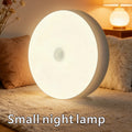 Motion Sensor LED Magnetic Night Light, 1/2 Pack Wireless Rechargeable Night Light, Auto On/Off for Bedroom, Wardrobe, Hallway