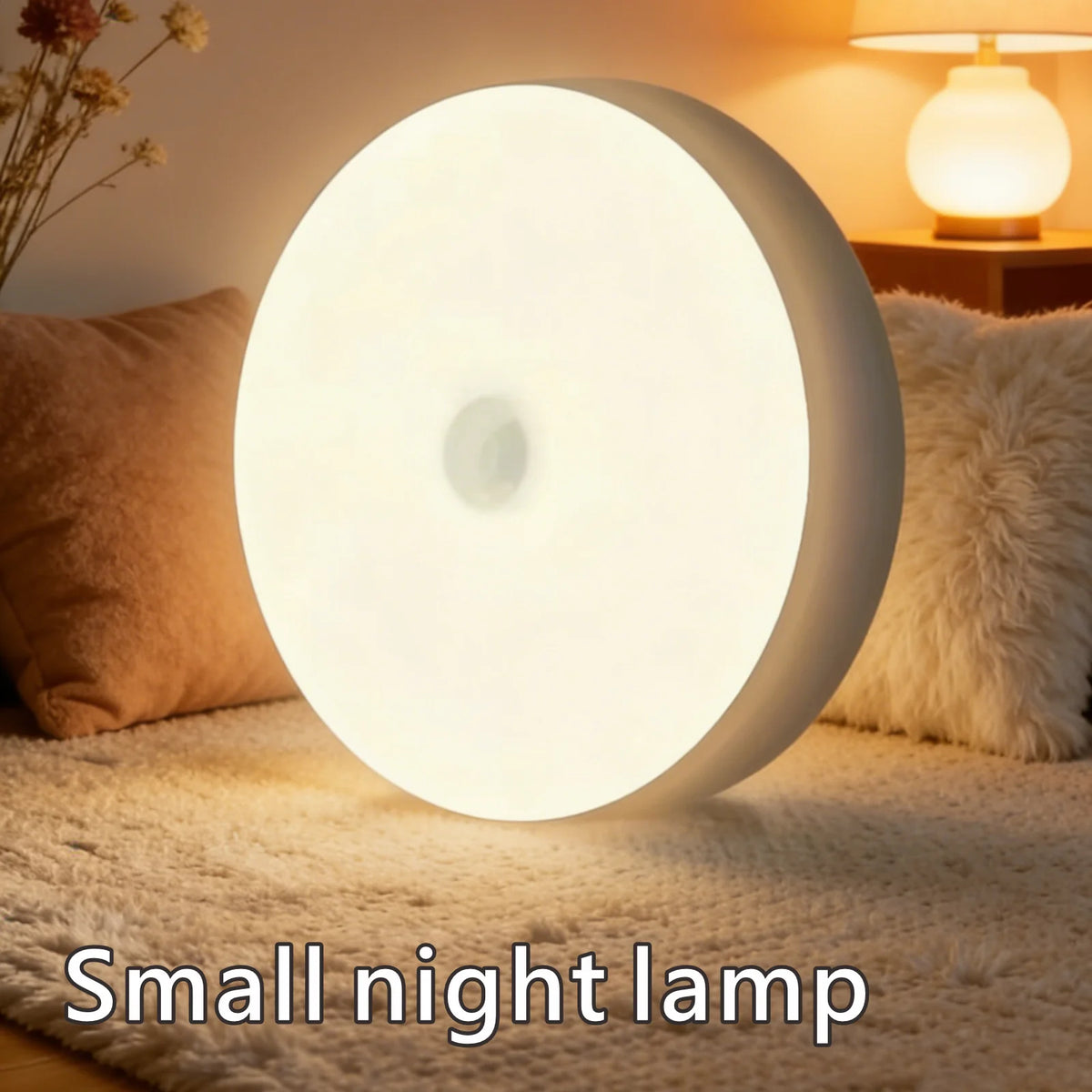 Motion Sensor LED Magnetic Night Light, 1/2 Pack Wireless Rechargeable Night Light, Auto On/Off for Bedroom, Wardrobe, Hallway
