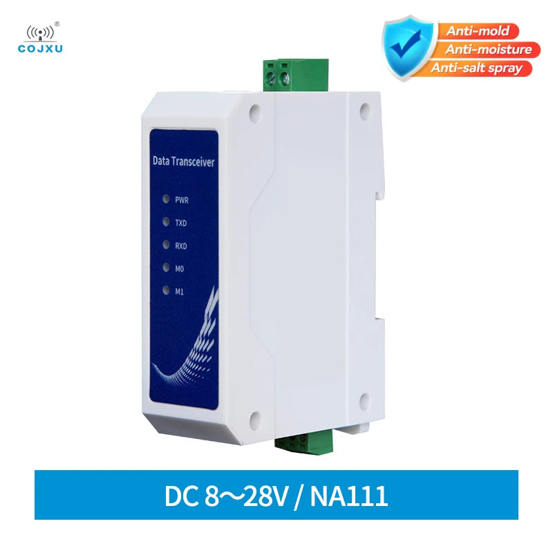 RS485 to RJ45 Ethernet Serial Sever Rail Style Industrial Standard DC/AC/POE COJXU NA111 Series Data Transmission Transceiver
