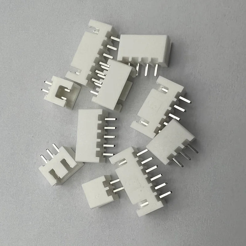 50pcs/lot XH2.54 Pin Male Right Angle Material Connector Leads Pin Header 2.54mm XH-AW 2P 3P 4P 5P 6P 7P 8P 9P 10P 11P 12P 13P