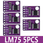 1~5PCS LM75 LM75A/LM75B Temperature Sensor High Speed I2C Interface High Precision Development Board Module For Arduino