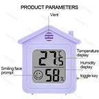 Electronic Temperature Humidity Meter Sensor Gauge Weather Station For Home ﻿LCD Digital Thermometer Hygrometer Indoor Room