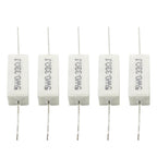 10PCS Cement Wirewound Resistor 5W 10W Non-Inductive BPR56 Series 0.01R–10K  10W 2R 10W 100R 5W 0.25R
