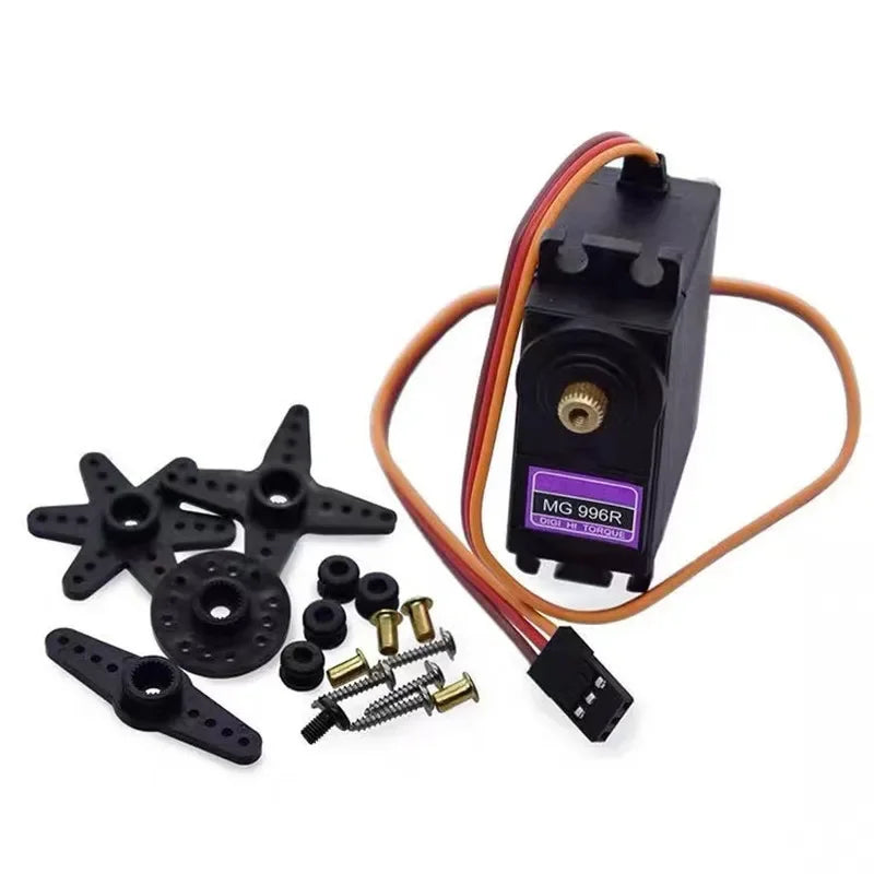 MG996R All Metal Gear Servo 13kg High Torque Digital Servo For Futaba JR 1/8 1/10 RC Car Helicopter Robot Arduino UNO DIY