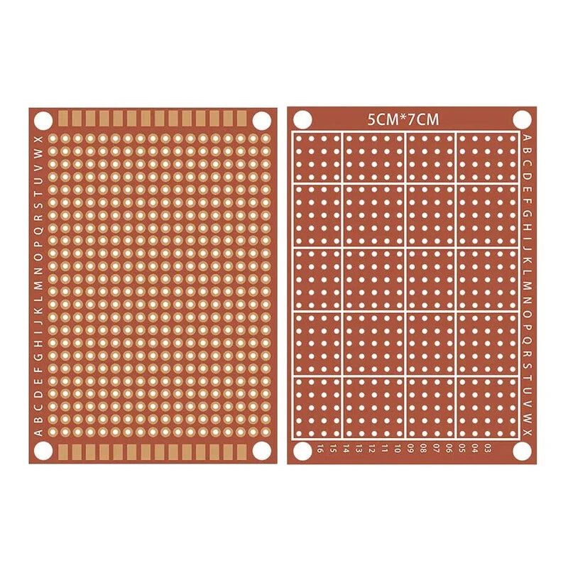 5/10PCS Universal PCB Breadboard 5*7CM Yellow Single Sided Printed Circuit Boards 1.2MM Thick DIY Prototype Copper PCB Board