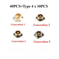 10Pcs/lot 1/3/4/5 Generation Antenna Seat U.FL-R-SMT RF Coaxial Contor SMD SMT Solder PCB Antenna Socket Jack