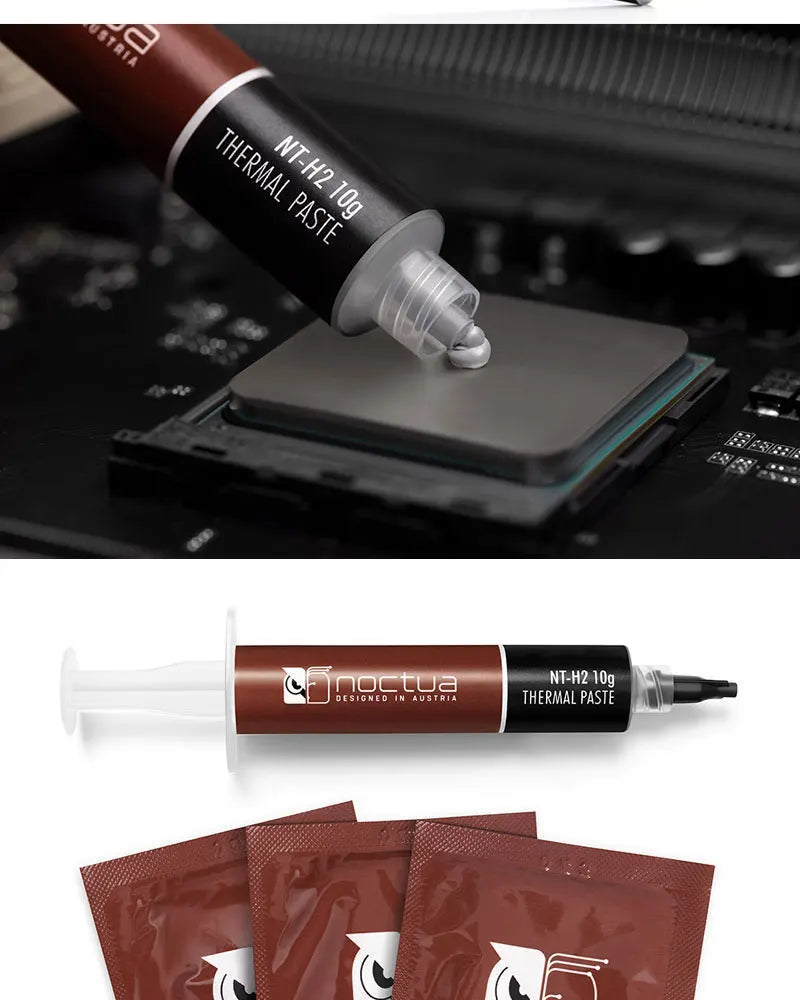 Noctua NT-H2 NT-H1 3.5g 10g Thermal Conductive grease paste For Notebook Graphics CPU Thermal Conductive Grease Chassis Radiator