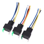 (HB05)1Pc 4 Pin 5 Pin 30A Auto Relay With Fuse Coil Voltage 12V/24V DC Relay Vehicle Rel Fused Relay