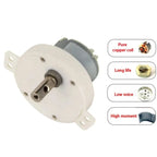 DC 3V 12V 24V 3RPM-100RPM Micro Electric Geared Box Reduction Motor Small Size Slow Speed High Torque Low Noise Reversible