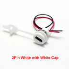 1PCS 2/4/5Pin USB-C Connector Type-C Waterproof with PH 2.0 Nut Locking Panel Mounting TPC Waterproof Fast Charging Jack Port